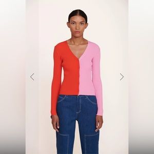 Staud Shoko Cardigan Sweater Size XS